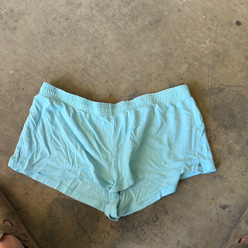 Mi Blue Athletic Shorts Lightweight Elastic Waist